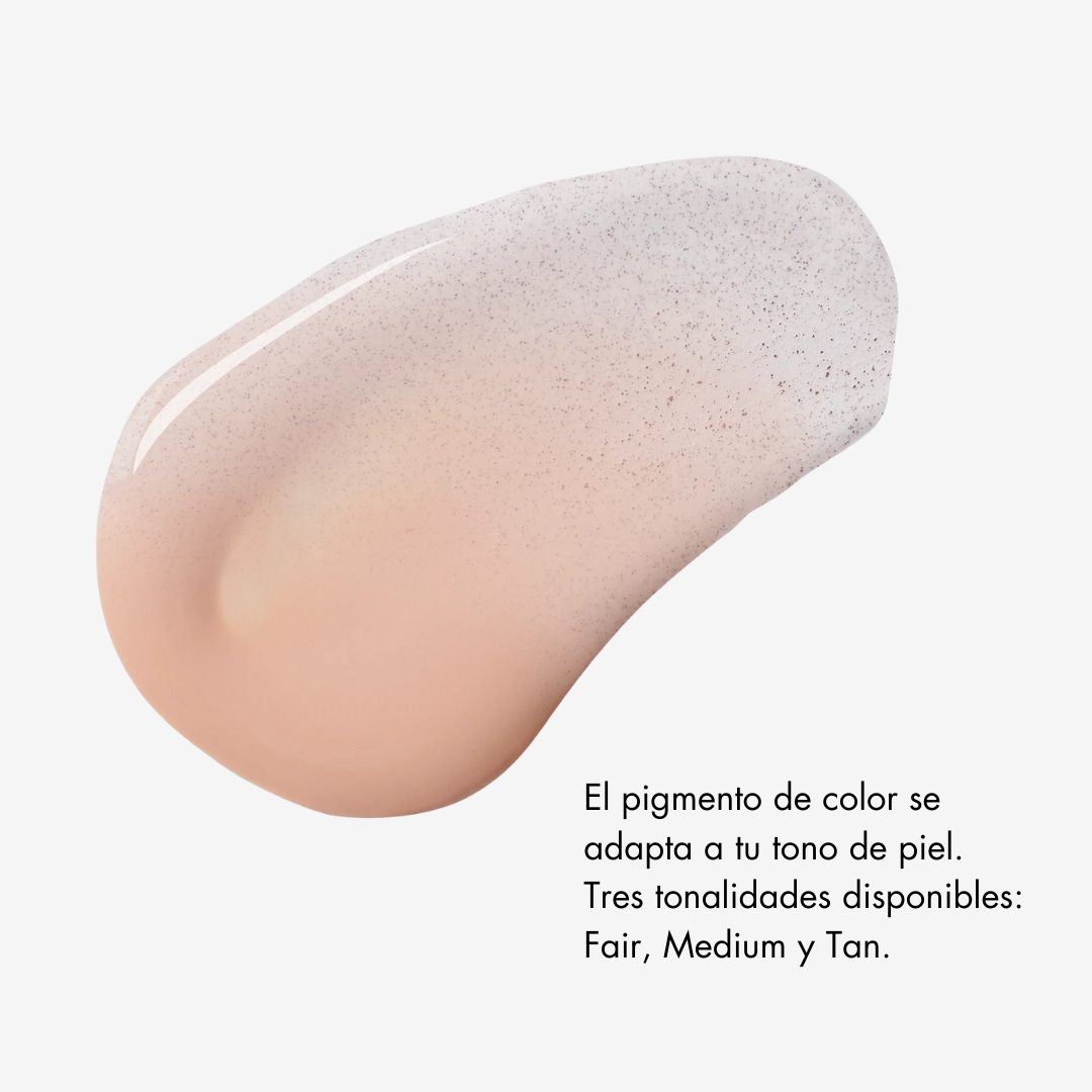 Fotoprotector 100% MINERAL SPF50 con color