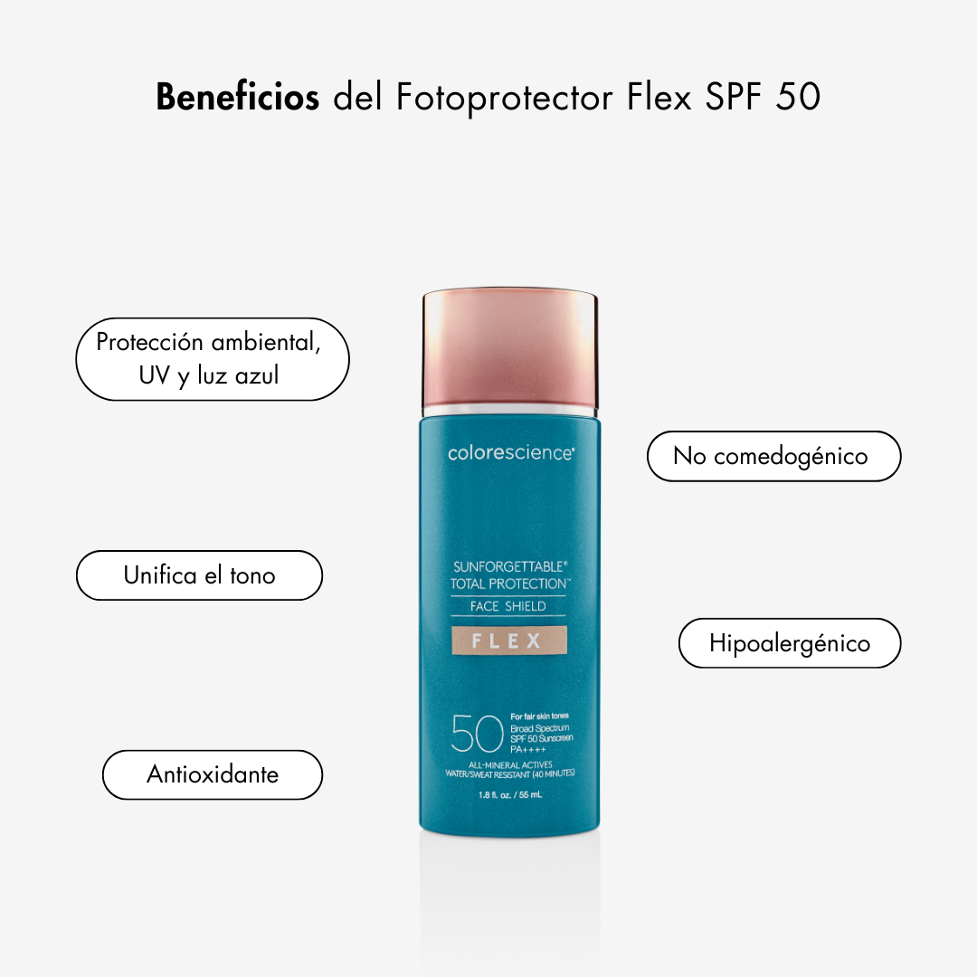 Fotoprotector 100% MINERAL SPF50 con color
