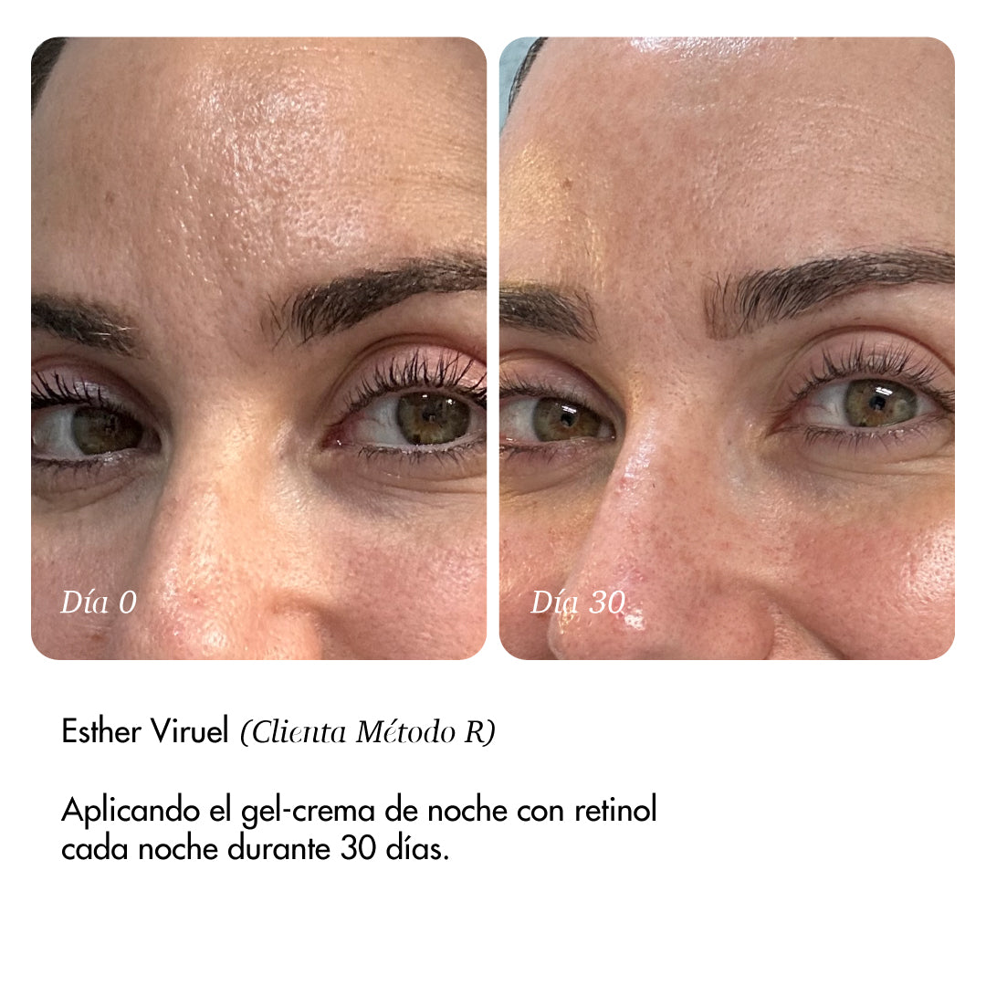 Gel-crema de noche con retinol