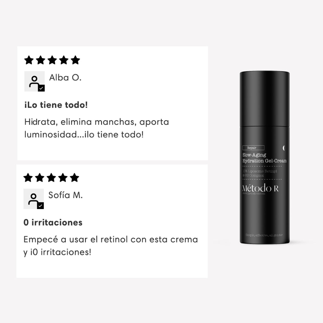 Gel-crema de noche con retinol