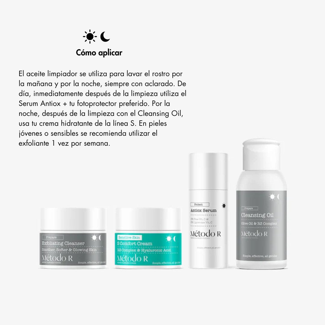 Neceser de viaje rutina piel sensible - Tienda Método R