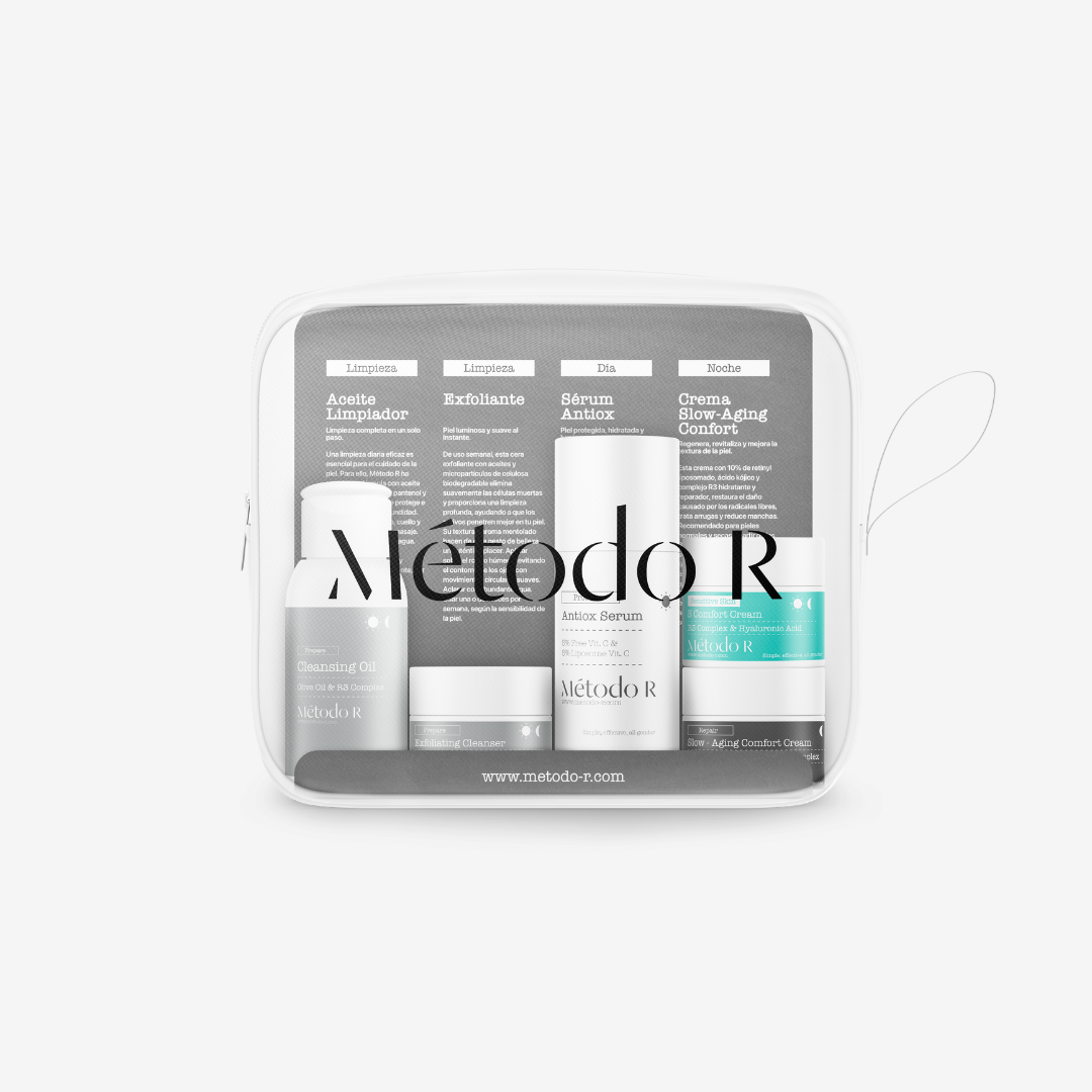 Neceser de viaje rutina Iniciación al retinol