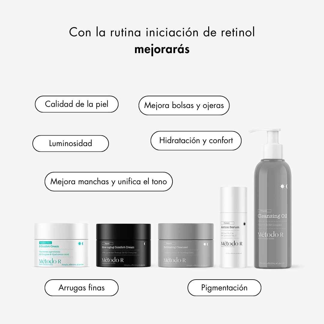 Rutina de iniciación al retinol