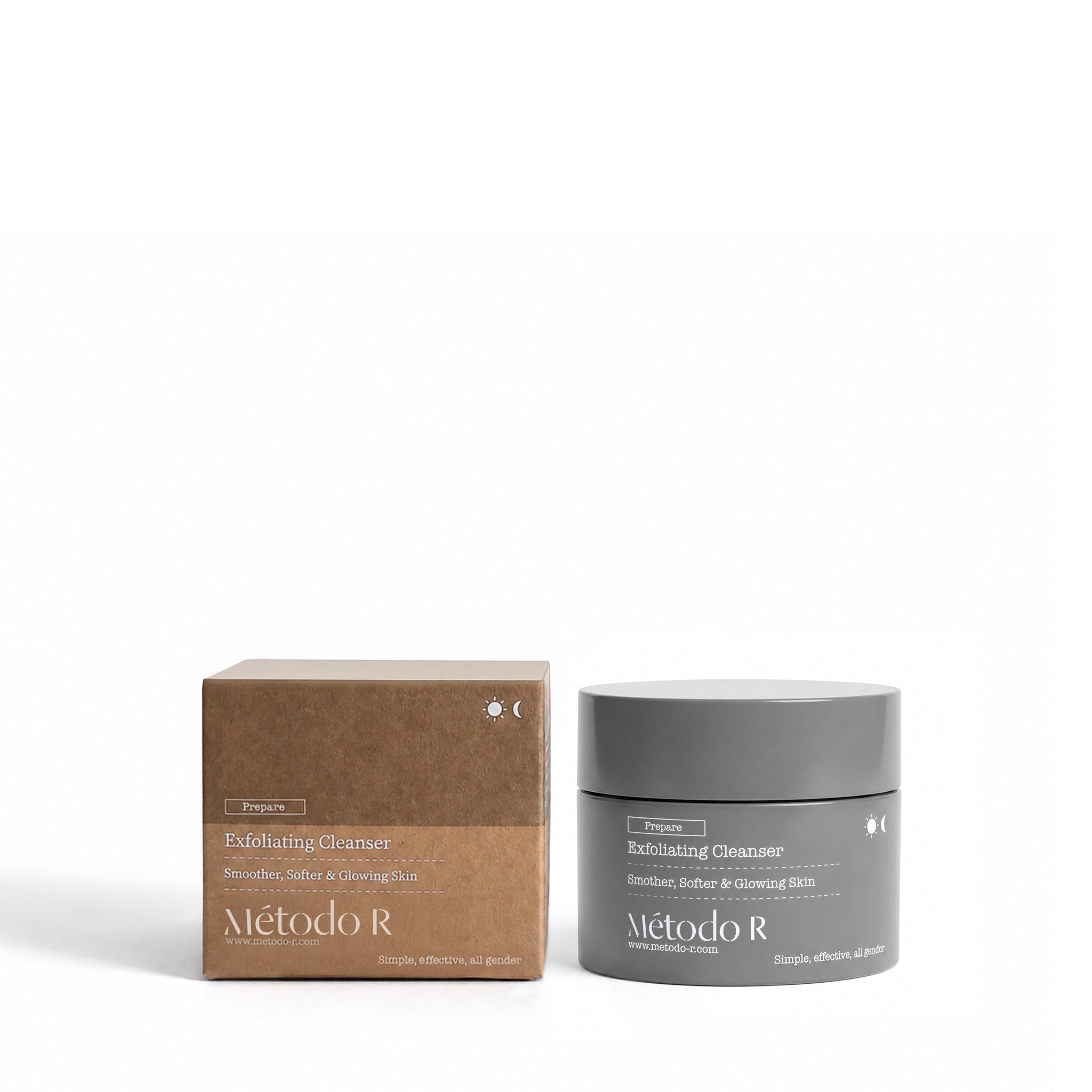 Exfoliante facial biodegradable